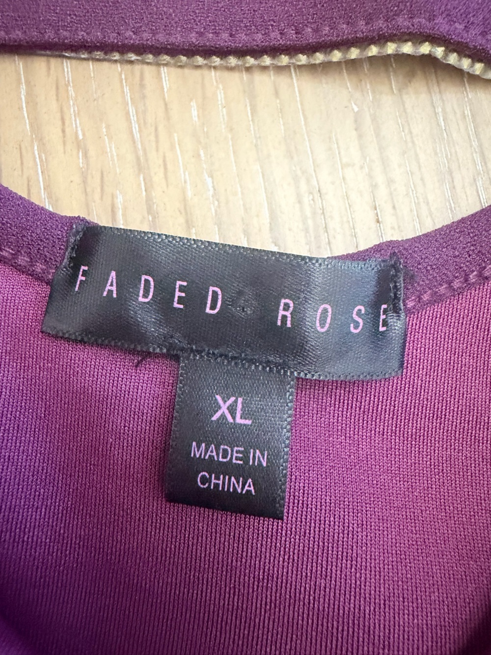Plum Backless Bodycon Mini Dress with Metallic Back Straps - Picture 6 of 6